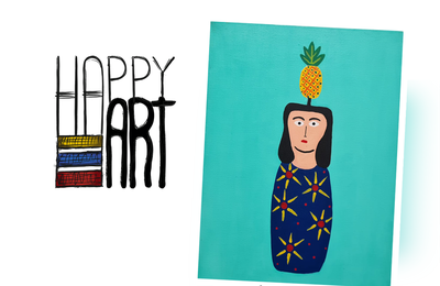 Poder criativo: Happy Art realiza 3ª oficina de pintura da série inspirada na Ilha do Ferro