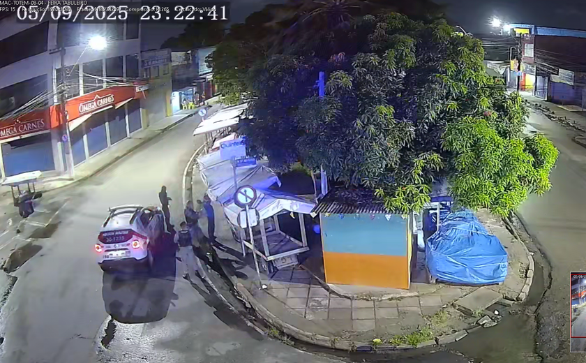 Videomonitoramento da SSP flagra agressão contra mulher e autor é preso em flagrante