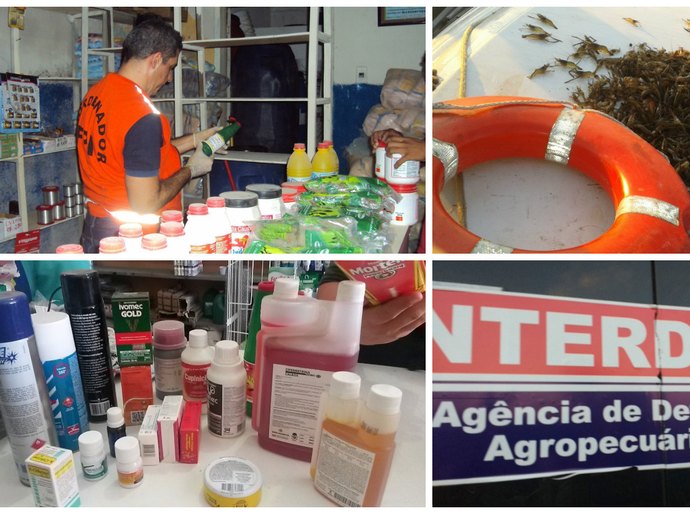 FPI do São Francisco interdita 377 litros de agrotóxicos em sete municípios