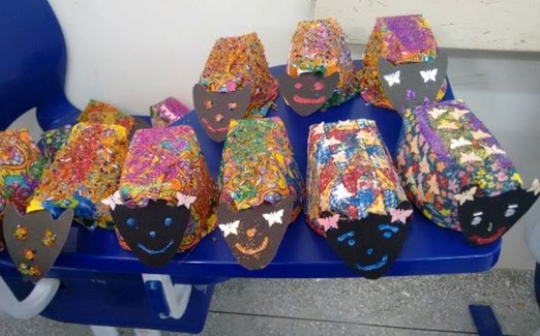 Cultura promove oficina de máscaras de carnaval para socioeducandos