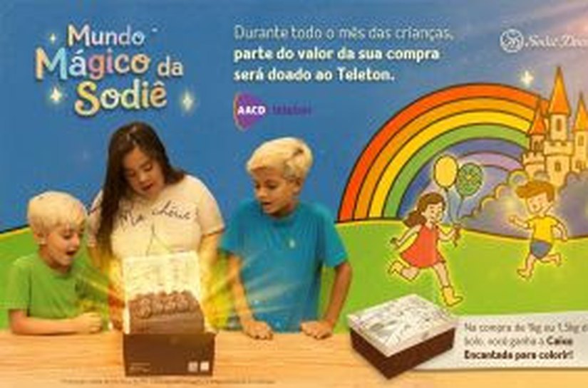 Sodiê Doces lança campanha 'Mundo Mágico Sodiê' para o Dia das Crianças