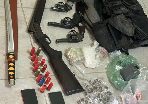 Operação conjunta apreende quatro armas em Girau do Ponciano