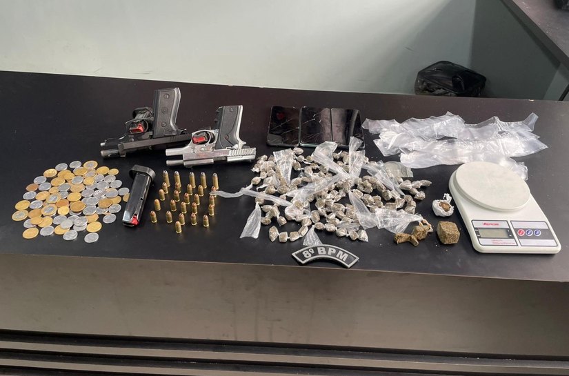 PM apreende armas e drogas durante ações em Maceió e Região Metropolitana