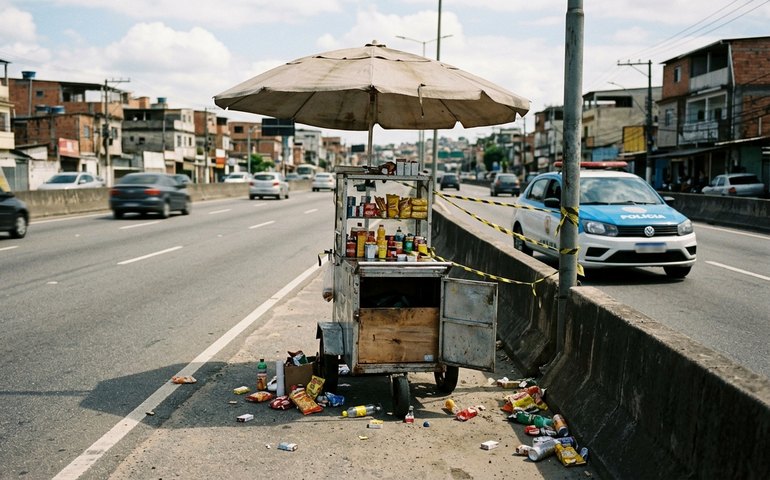 Ambulante de 50 anos é baleado durante troca de tiros na RJ-106, em São Gonçalo