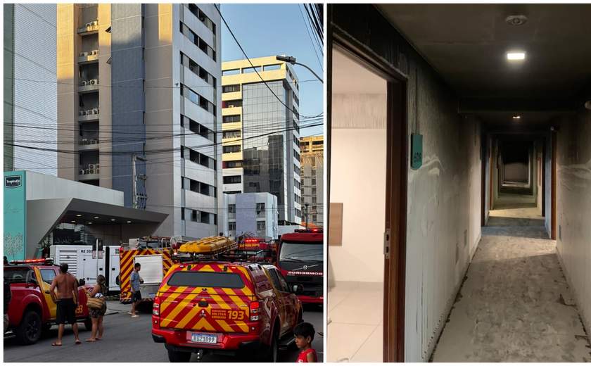 Atuação conjunta do Corpo de Bombeiros e SAMU foram fundamentais no resgate das vítimas do incêndio em hotel na Pajuçara