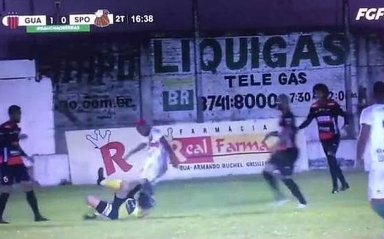 Jogador que agrediu juiz passou por base do Inter e tem histórico de violência