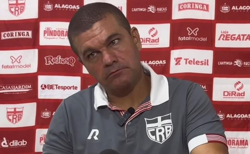 Sob pressão? Técnico do CRB se pronuncia após quinto jogo sem vitória