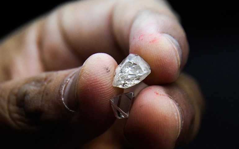 Principais exportadores de diamantes do mundo perderam em média um quarto de suas receitas