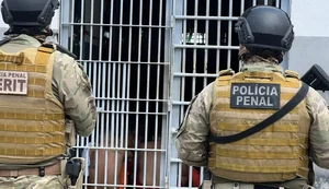 Policiais penais em operação. Fonte: Internet