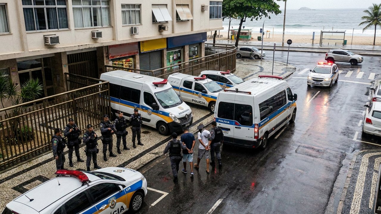 Cinco pessoas são presas em Copacabana por integrarem quadrilha especializada em furto de imóveis de luxo