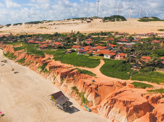 Rota das Falésias se destaca como destino de turismo de aventura no Litoral Leste do Ceará