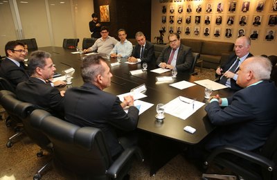 Otávio Praxedes discute combate à sonegação fiscal com integrantes da Sefaz e do Gaesf 