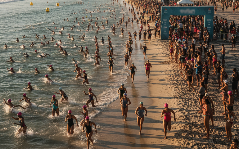 Rainha do Mar: evento com provas de natação e corrida dedicado às mulheres está com inscrições abertas