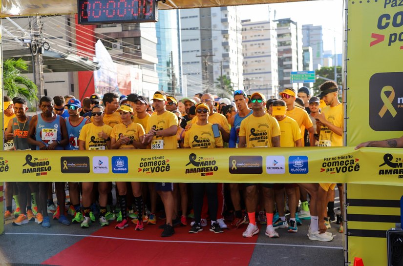 Com 4 mil vagas, Detran abre inscrições da 3ª Corrida Maio Amarelo nesta quinta (17)