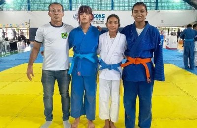Judocas de Campo Alegre conquistas medalhas nos Jogos Estudantis de Alagoas