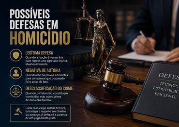 Possíveis Defesas em Processos de Homicídio: Entenda Algumas Teses Jurídicas