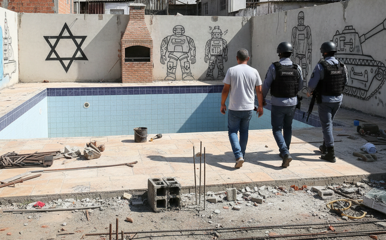 Polícia descobre novo 'resort' do traficante Peixão na Baixada Fluminense; três são presos