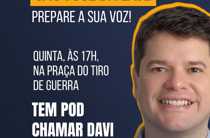 Davi Davino Filho chega a São José da Laje para ouvir o povo e debater o futuro de Alagoas