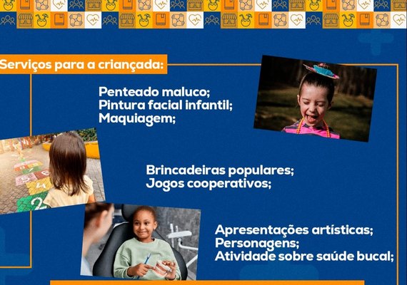 Sindilojas Arapiraca retoma projeto 'Brincando no Parque' no dia das Crianças em parceria com o Sistema Fercomércio-Sesc-Senac