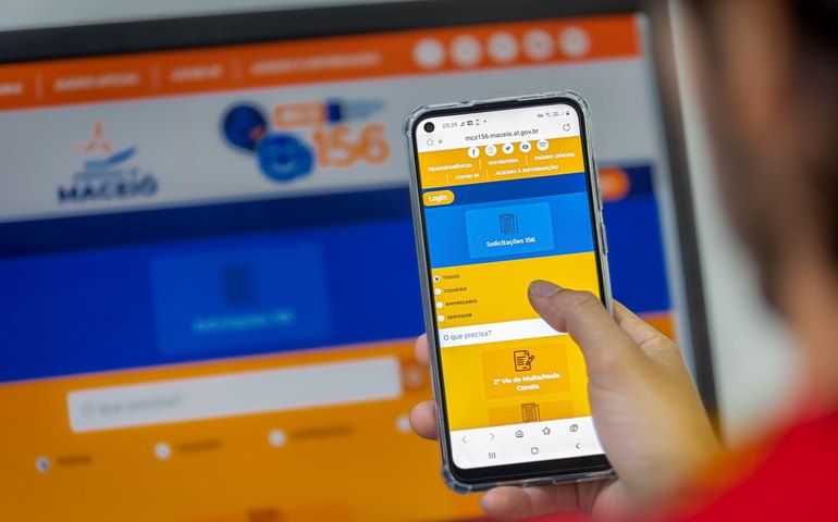 Cidadãos de Maceió podem acessar serviços da Prefeitura sem sair de casa