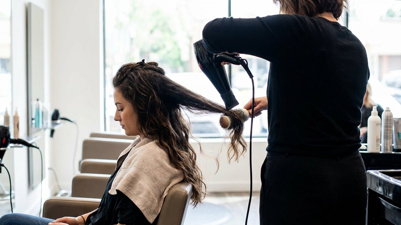 Sofrendo com nós, frizz e pontas ressecadas? Seque o cabelo de baixo para cima, diz especialista