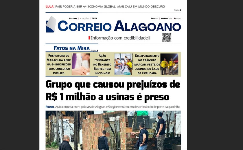 Grupo que causou prejuízos de R$ 1 milhão a usinas é preso