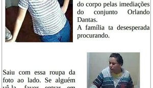 Desaparecida  / Foto: redes sociais