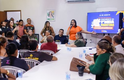 Prefeita Tia Júlia lança a 1ª Meia Maratona de Palmeira dos Índios