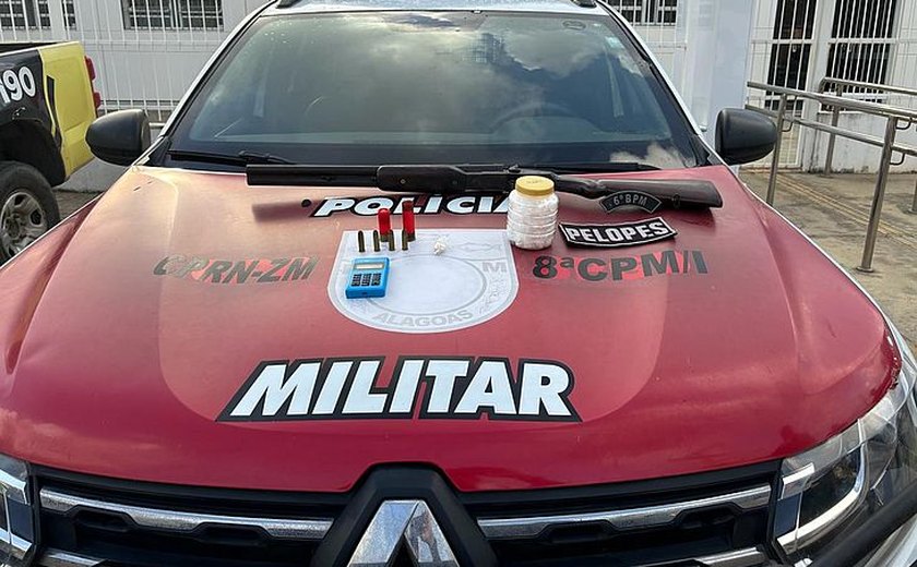 Operação combate homicídios e tráfico de drogas no município de Porto de Pedras