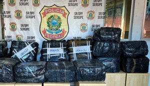 Polícia Federal apreende mais de meia tonelada de maconha em Sergipe