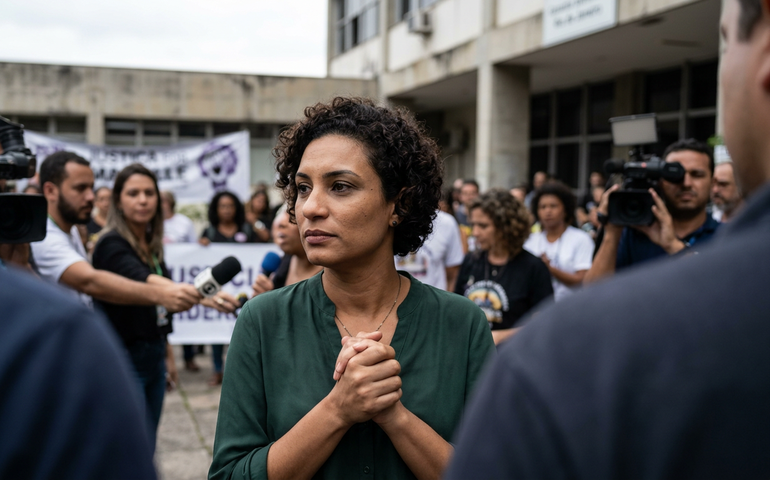‘A condenação dos algozes é passo fundamental’, diz assessora sobrevivente do atentado a Marielle Franco