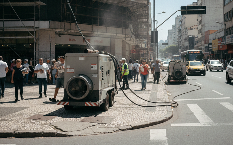 Cidade dos geradores: com problemas na rede elétrica, equipamentos se espalham pelas zonas Norte, Sul e Sudoeste do Rio