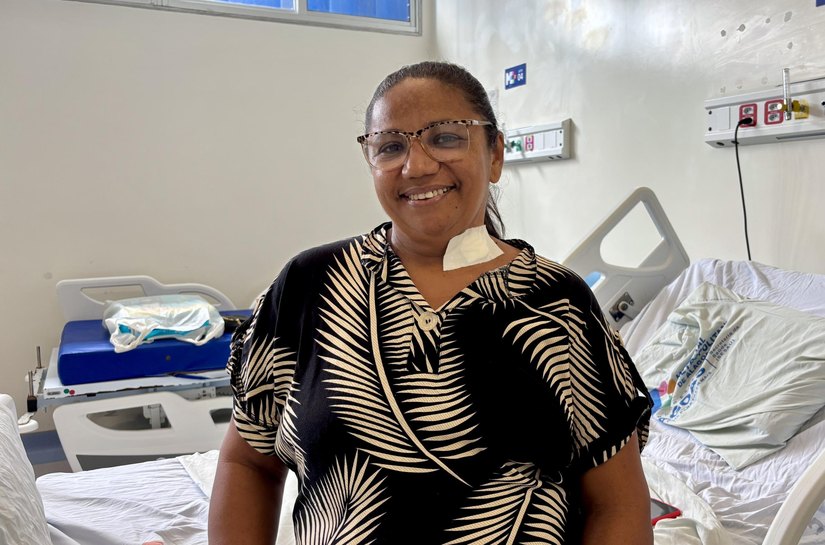 Com tumor no rim, moradora de União dos Palmares tem a vida salva no Hospital Metropolitano de Alagoas