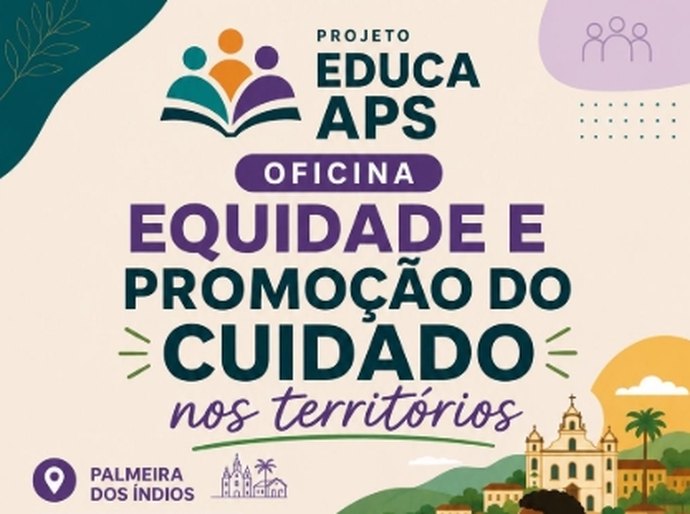 Secretaria de Saúde de Palmeira convoca profissionais para oficina sobre equidade e promoção de cuidados no SUS