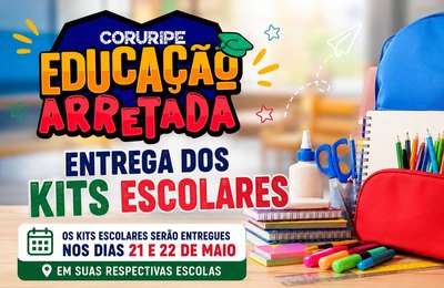 Educação divulga calendário de entrega dos kits escolares da rede municipal