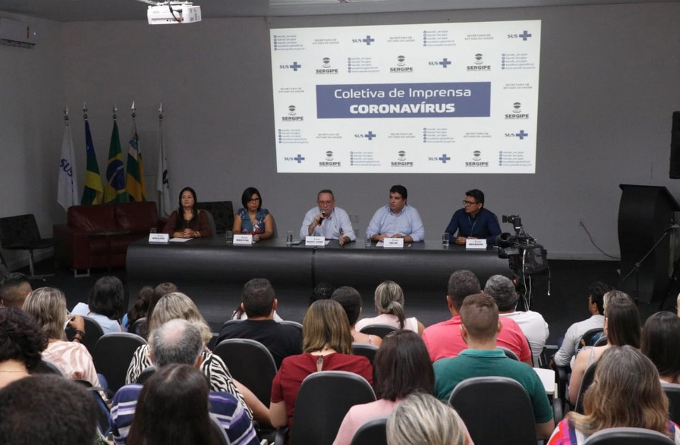 COLETIVA CORONA VÍRUS / Foto: Valter Sobrinho ASCOM SES