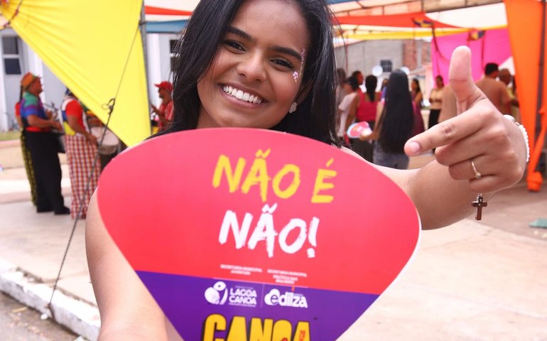 Prefeitura de Lagoa da Canoa realiza blitz educativa com o objetivo de combater o assédio sexual