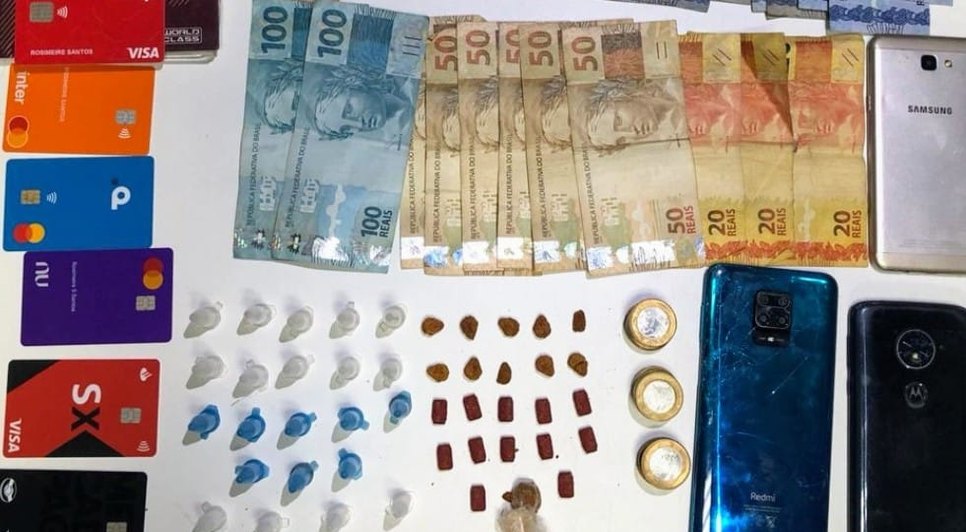 Comerciante é presa por vender cocaína dentro da loja em Itabaiana / Foto: Foto: SSP/SE