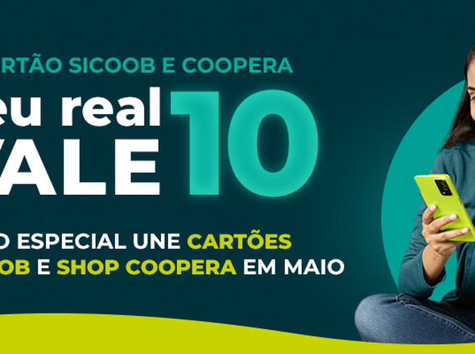 Campanha do Sicoob oferece multiplicação de pontos Coopera para usuários do cartão de crédito