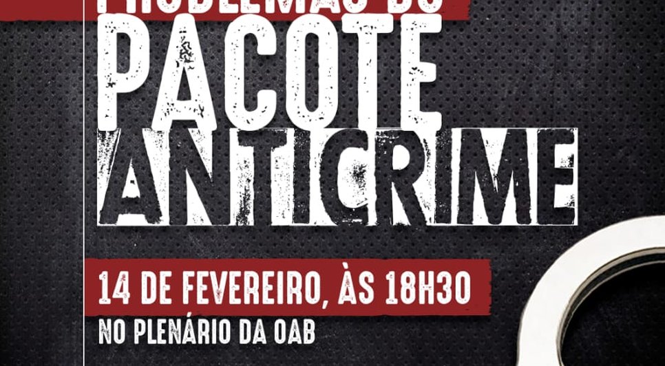 PACOTE ANTICRIME OAB
