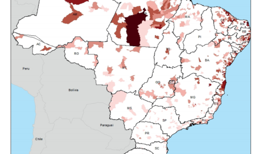 mapa do Brasil / Foto: Ipea