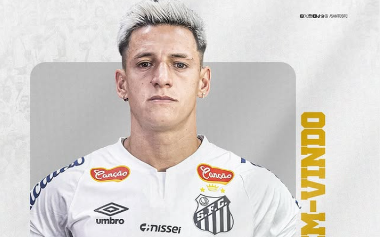 Santos anuncia a contratação por empréstimo do lateral-direito Léo Godoy