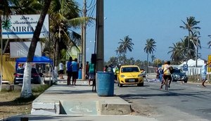 Mulher atropelada na rodovia / Foto: MC