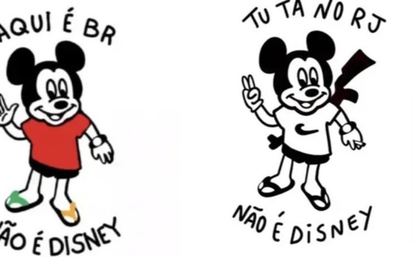 PT usa ilustração inspirada em símbolo do Comando Vermelho em vídeo contra tarifa dos EUA