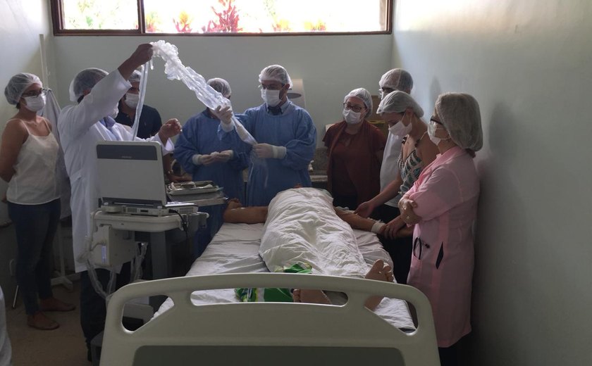 Hospital Santa Rita promove treinamento para técnica de Acesso Vascular Profundo