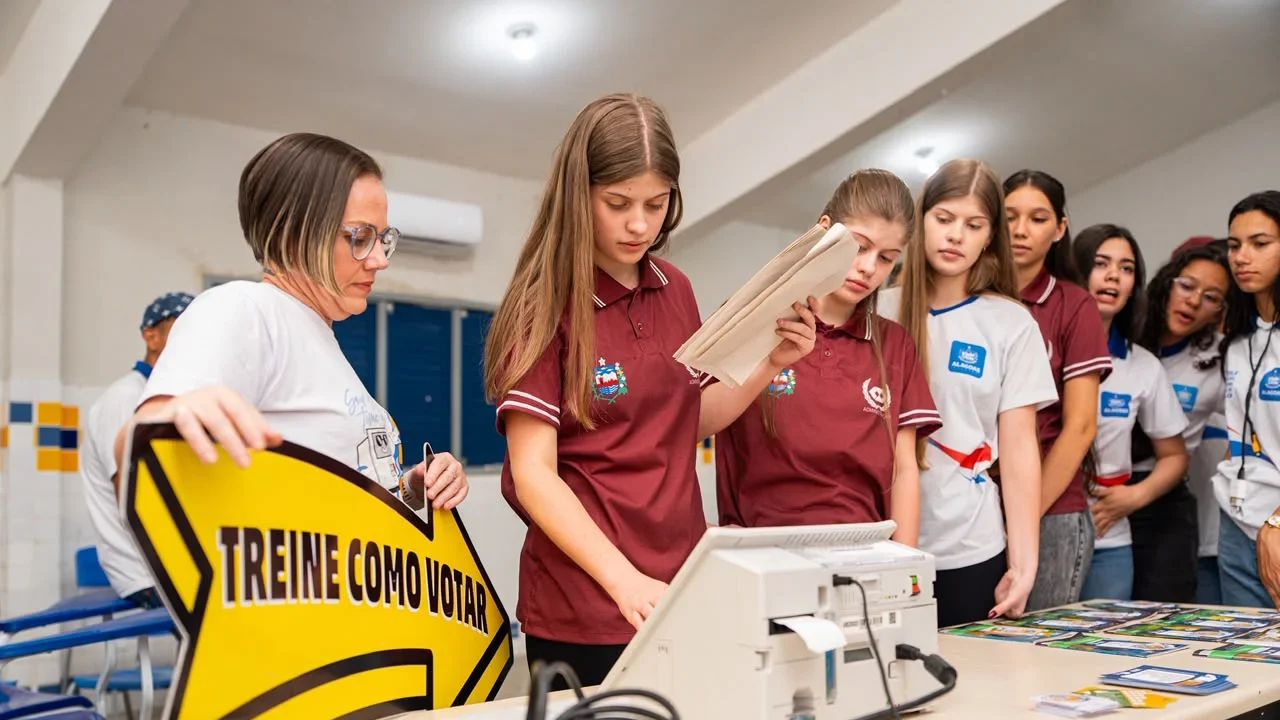 Em Ouro Branco, TRE beneficia estudantes jovens e idosos com treinamento de eleitores