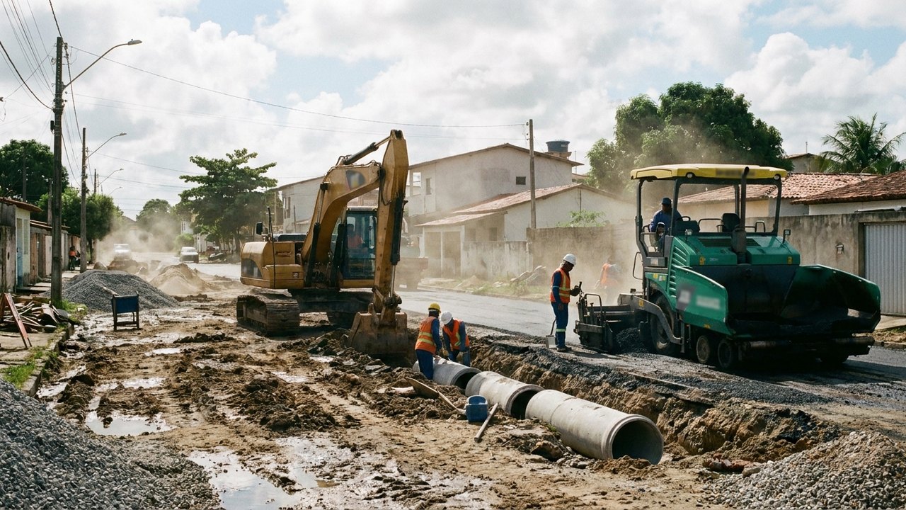 Maceió contrata obra de R$ 1,28 milhão para pavimentar e drenar rua no Antares