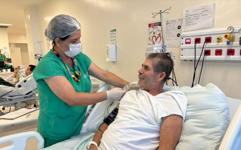 Hospital do Coração Alagoano realiza atendimento rápido e salva ex-militar vítima de infarto