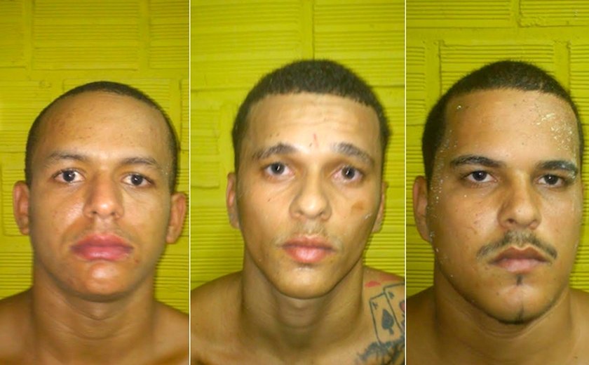 PC tira de circulação três acusados de vários crimes em Alagoas
