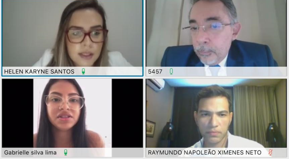tribunal de justiça audiência virtual